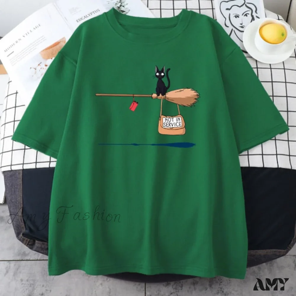 Amy Fashion - Soft Cartoons Fashion Crew Neck T-shirts - Image 12