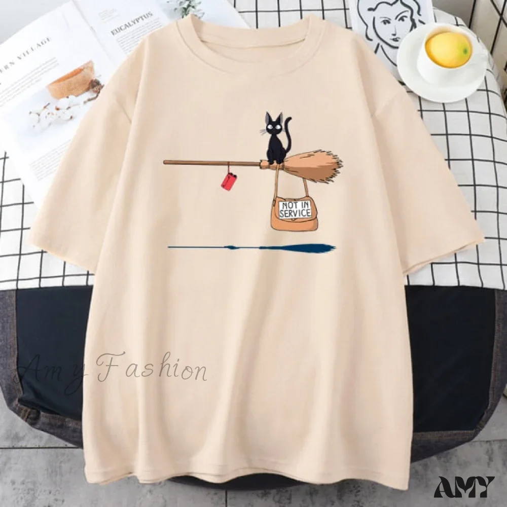 Amy Fashion - Soft Cartoons Fashion Crew Neck T-shirts - Image 9