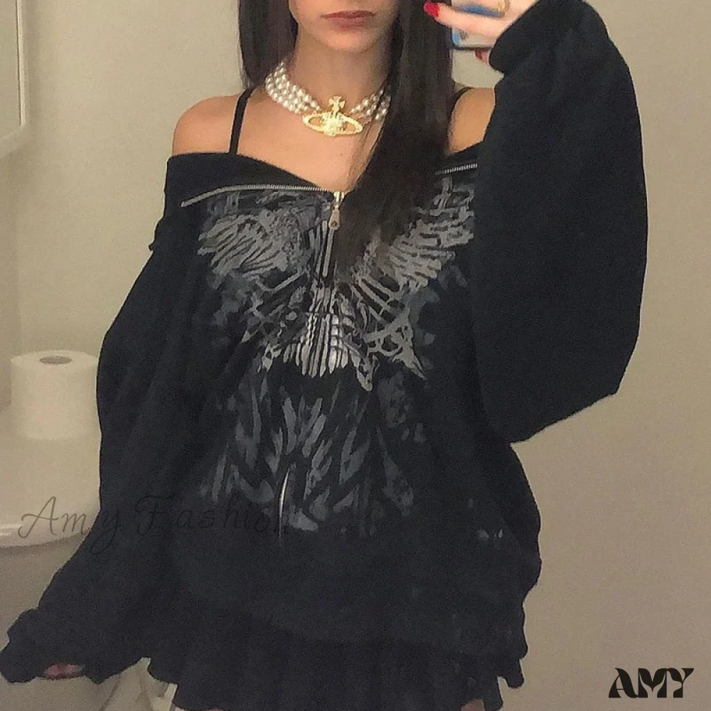 Amy Fashion - Y2K Butterfly Print Hoodies - Image 13