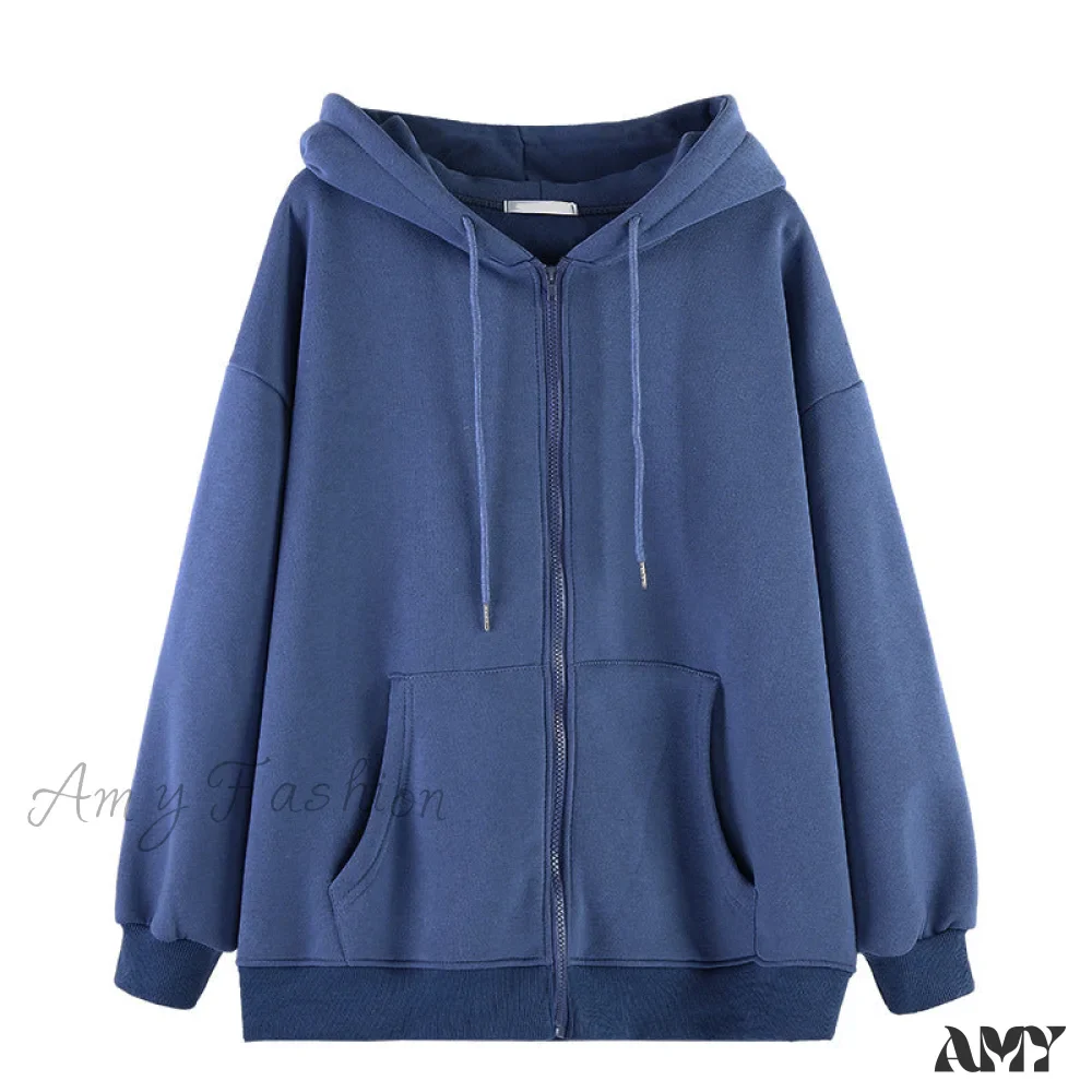 Amy Fashion - Angel Dark Print Streetwear Hoody Jacket - Image 11