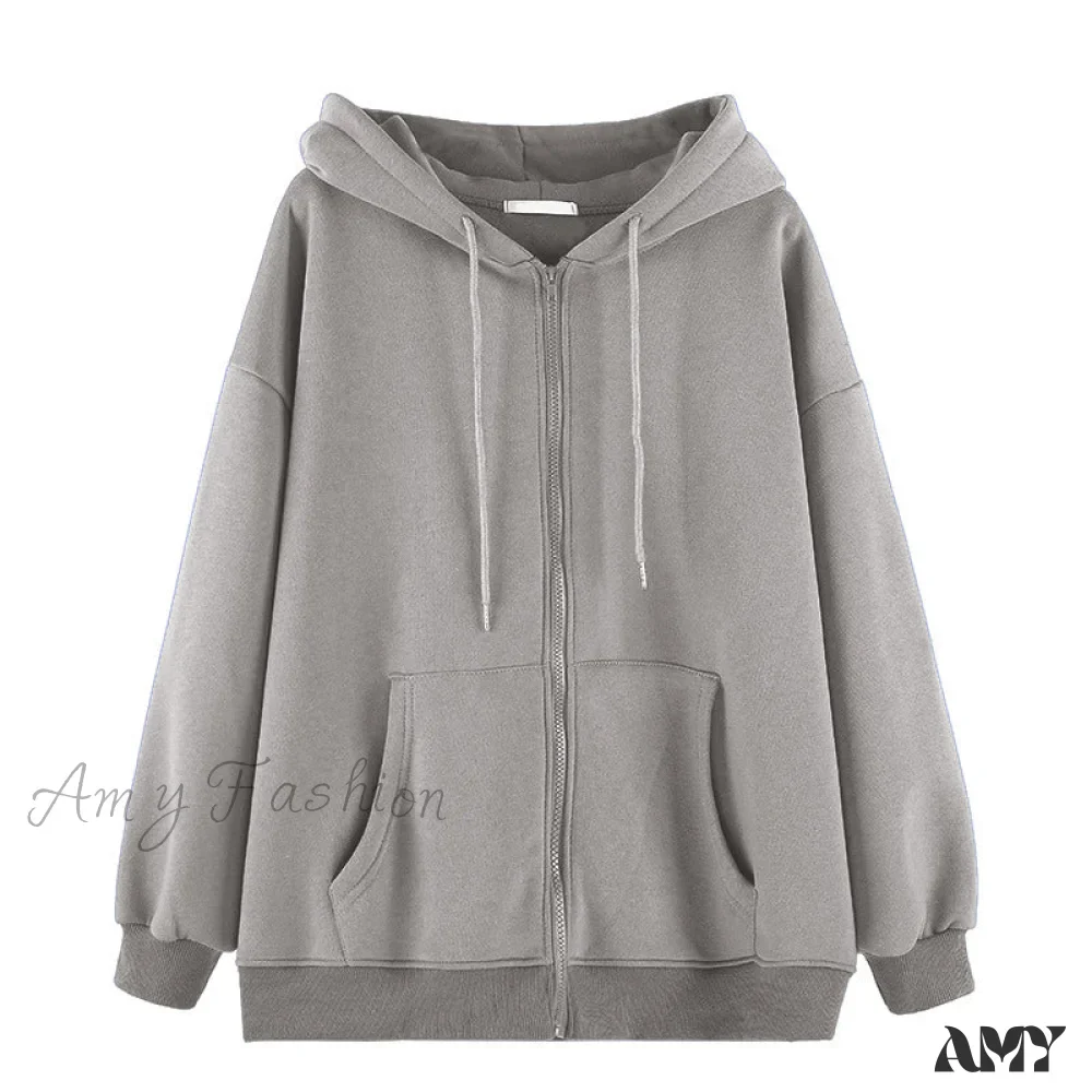 Amy Fashion - Angel Dark Print Streetwear Hoody Jacket - Image 12