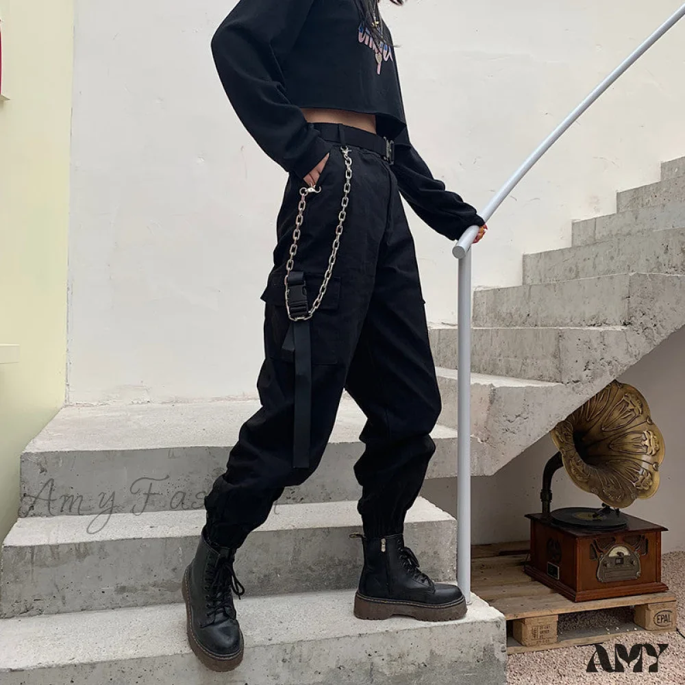 Amy Fashion - Big Pockets Cargo Pants - Image 5