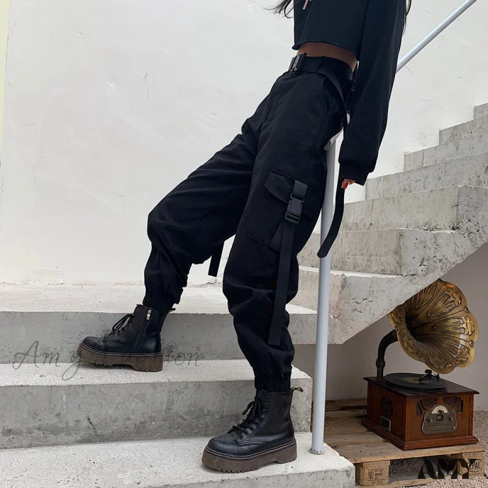Amy Fashion - Big Pockets Cargo Pants - Image 7