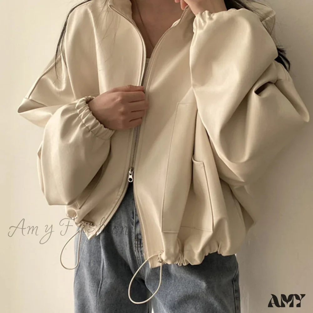 Amy Fashion - Hip Hop Personalized PU Leather Jacket - Image 4